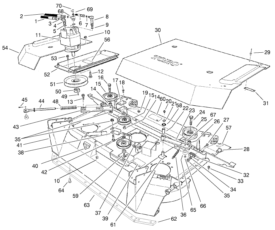 Center Deck Model No. 30592