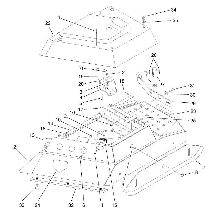 Left Wing Deck Model No. 30591