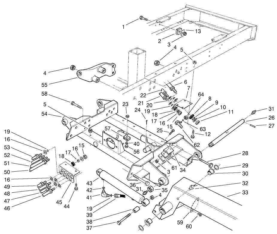 Wing Deck Lift Assembly