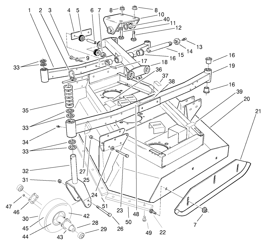 Wing Deck Model No. 30591 Lh And 30593 Rh