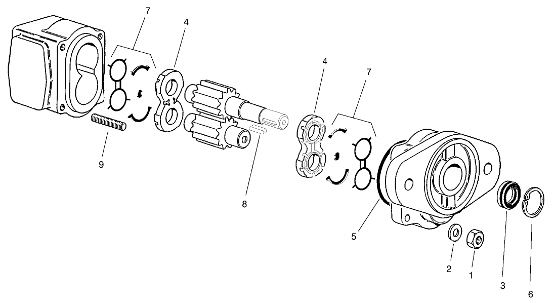 Hydraulic Motor Assembly No. 94-4907