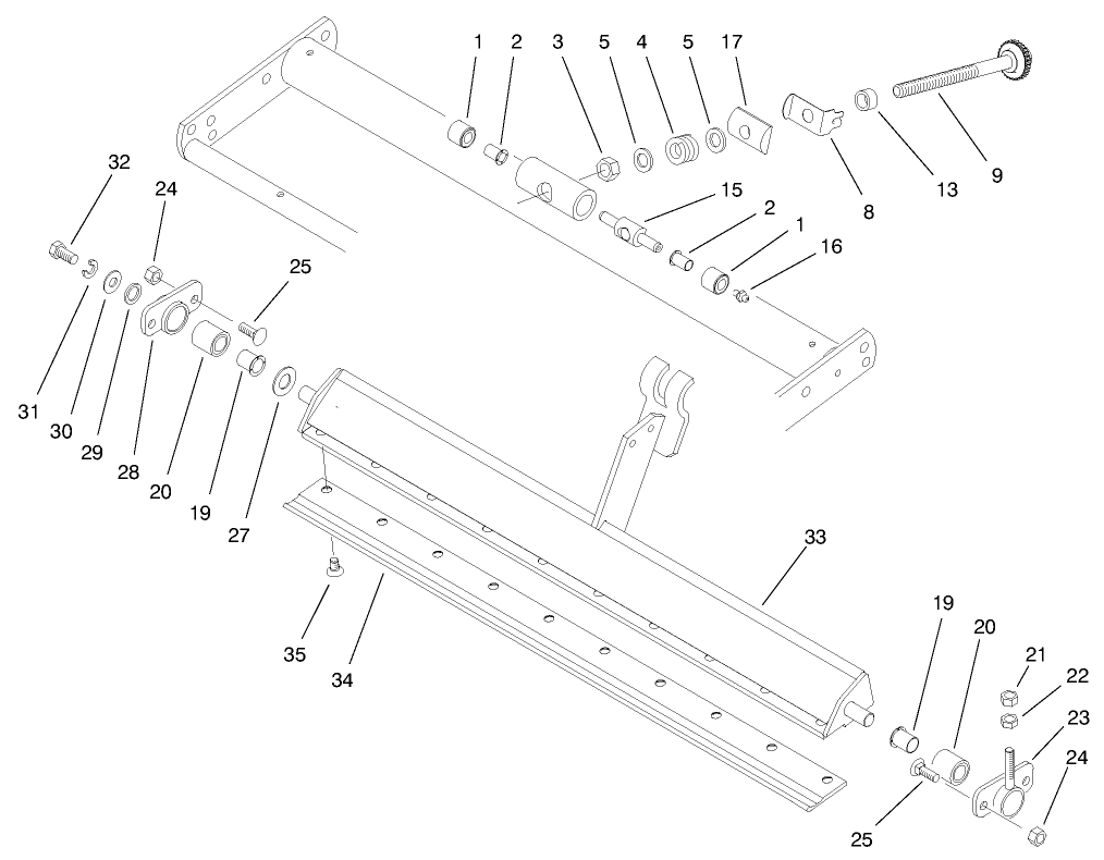 Bedbar Assembly