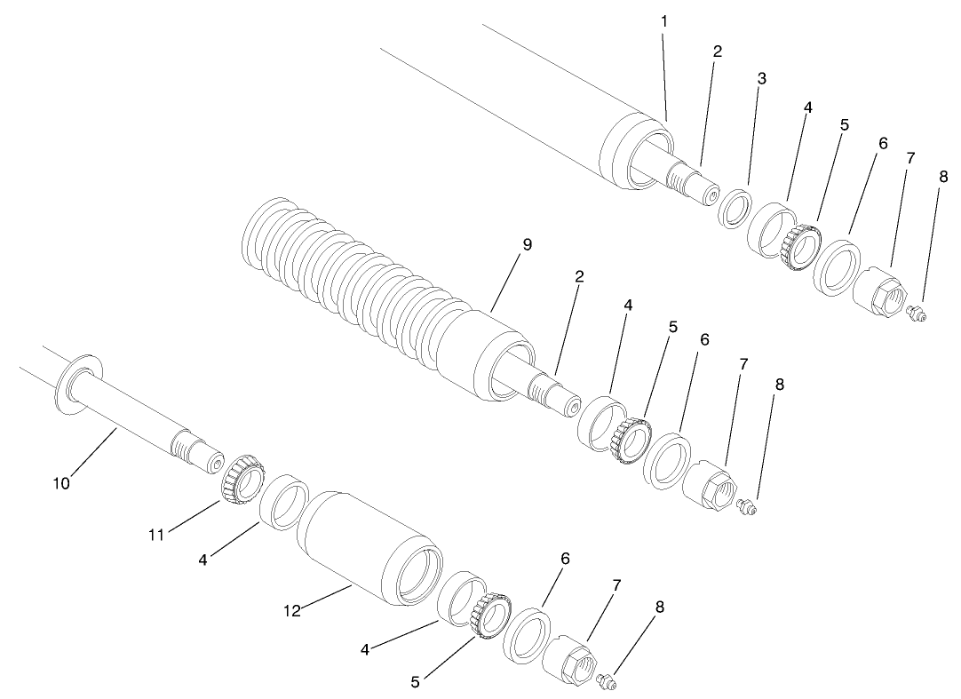 Cutting Unit Front Roller Options
