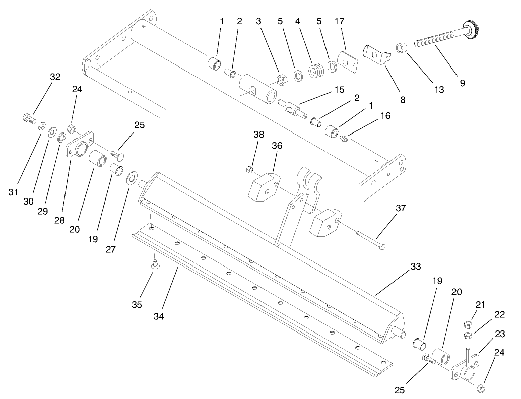 Bedbar Assembly