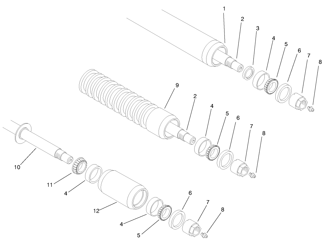 Cutting Unit Front Roller Options