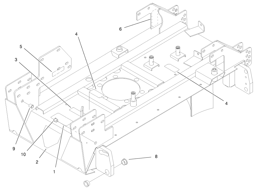 Center Deck Assembly No. 100-1262