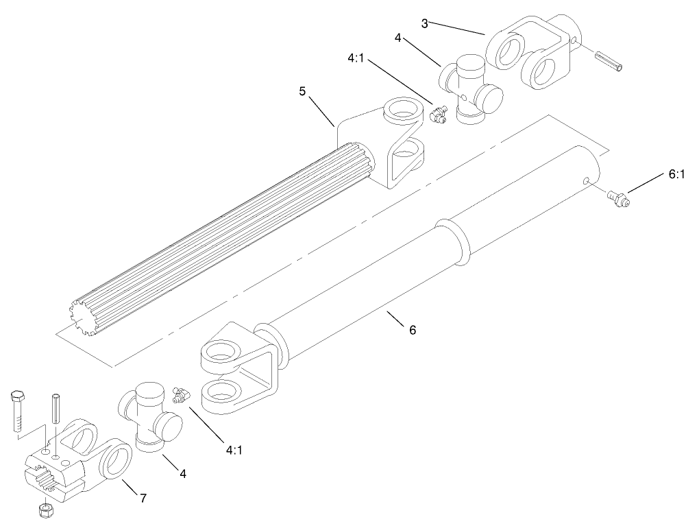Drive Shaft Assembly No. 100-1557
