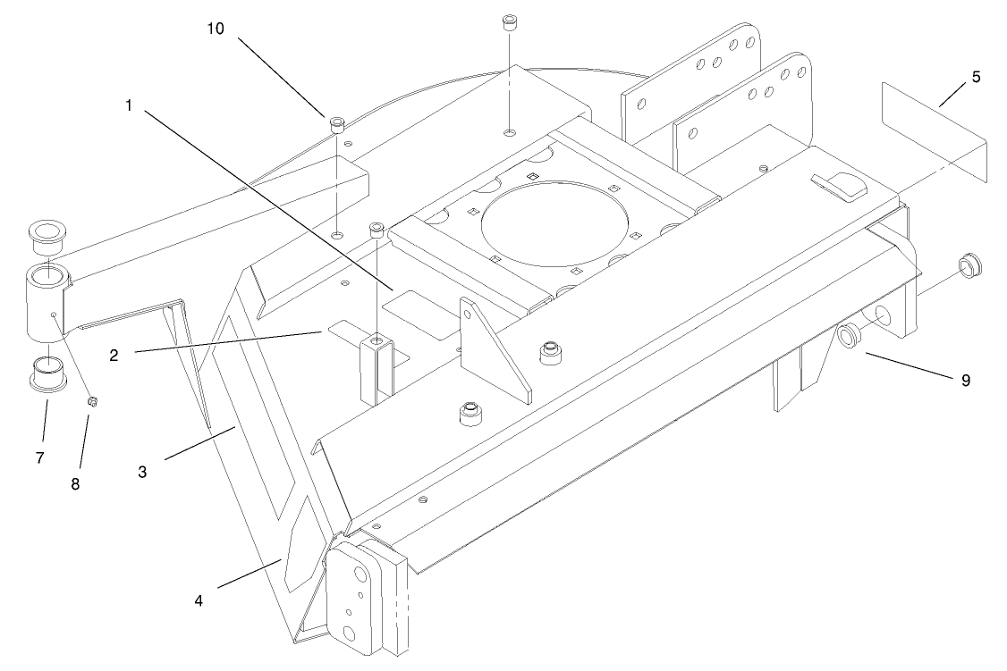 Right Hand Deck Wing Assembly No. 104-1260