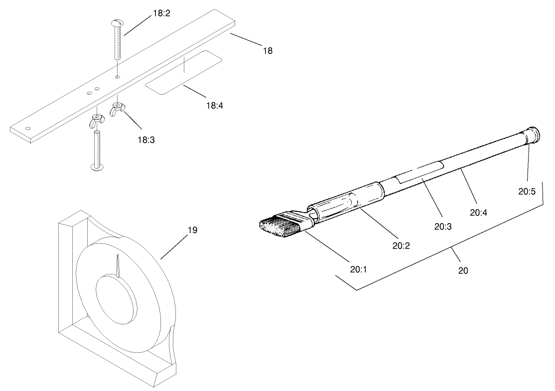 Gauge Bar, Angle Indicator And Handle Assemblies