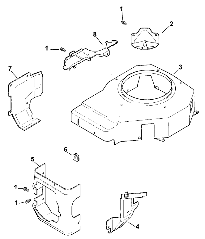 Blower Housing And Baffles