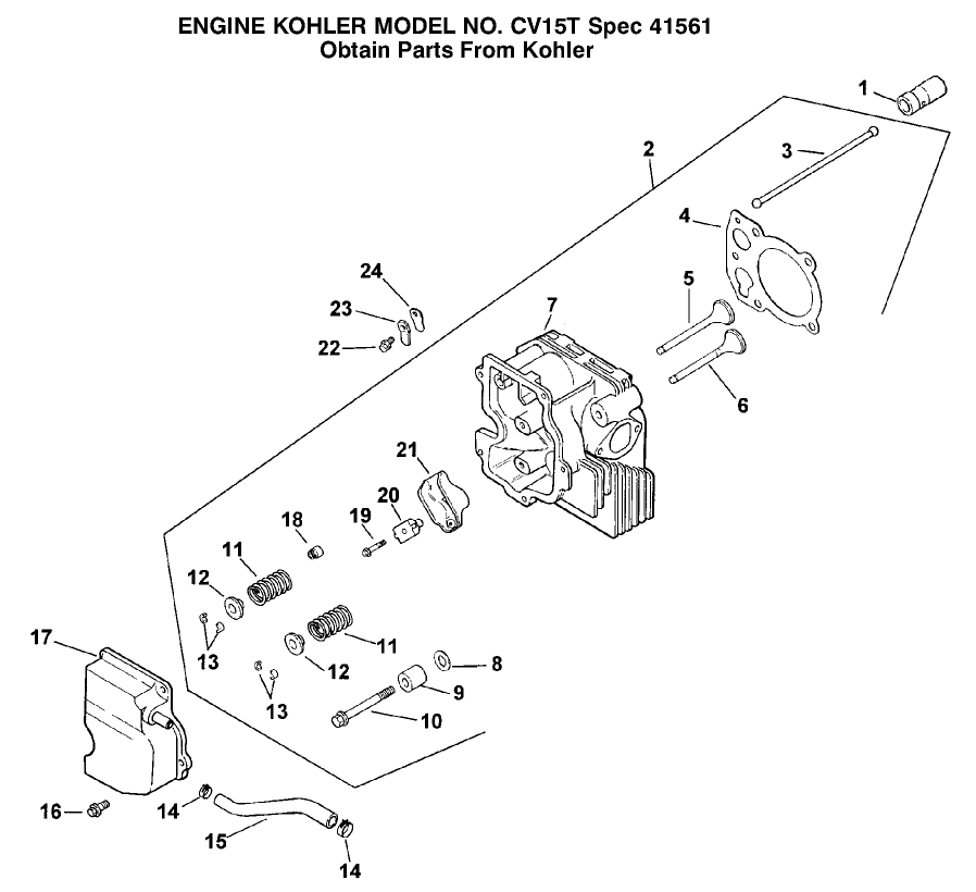 Cylinder Head, Valves And Breather