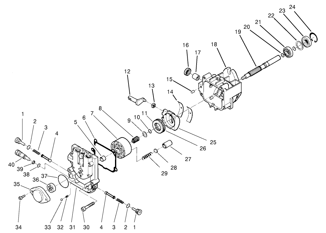 Hydraulic Pump Assembly No. 95-1538
