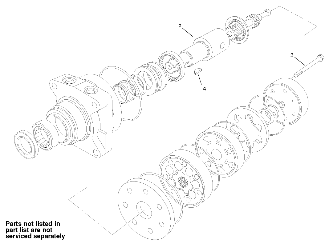 Hydraulic Motor Assembly No. 99-3052