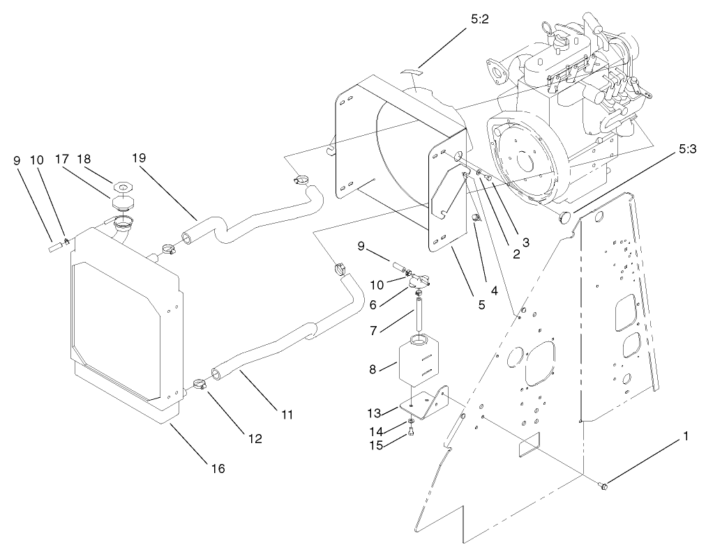 Radiator Mount Assembly