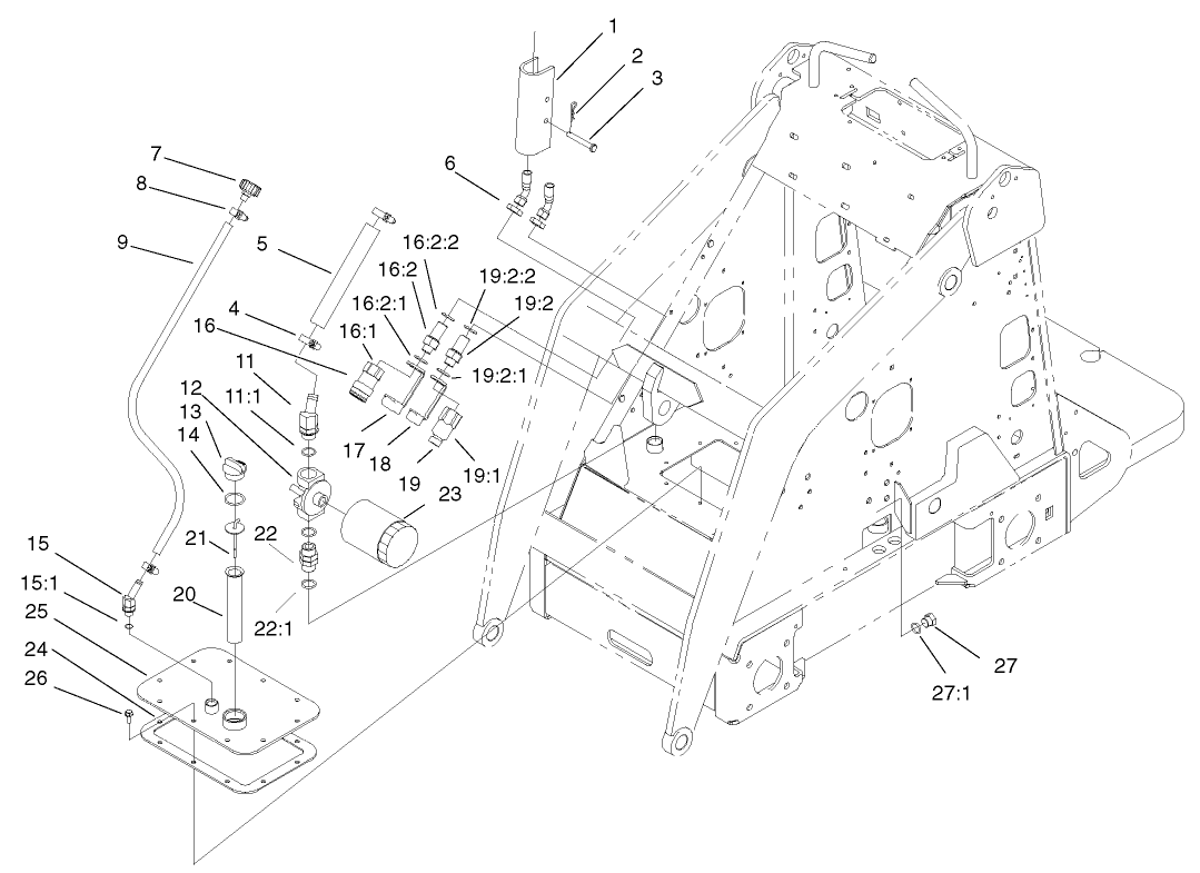 Hydraulic Tank And Filter Assembly