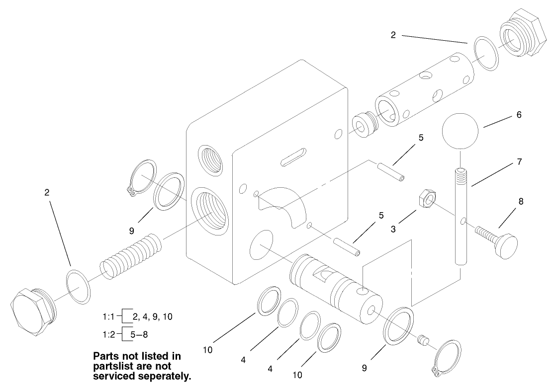 Hydraulic Valve Assembly No. 104-4221