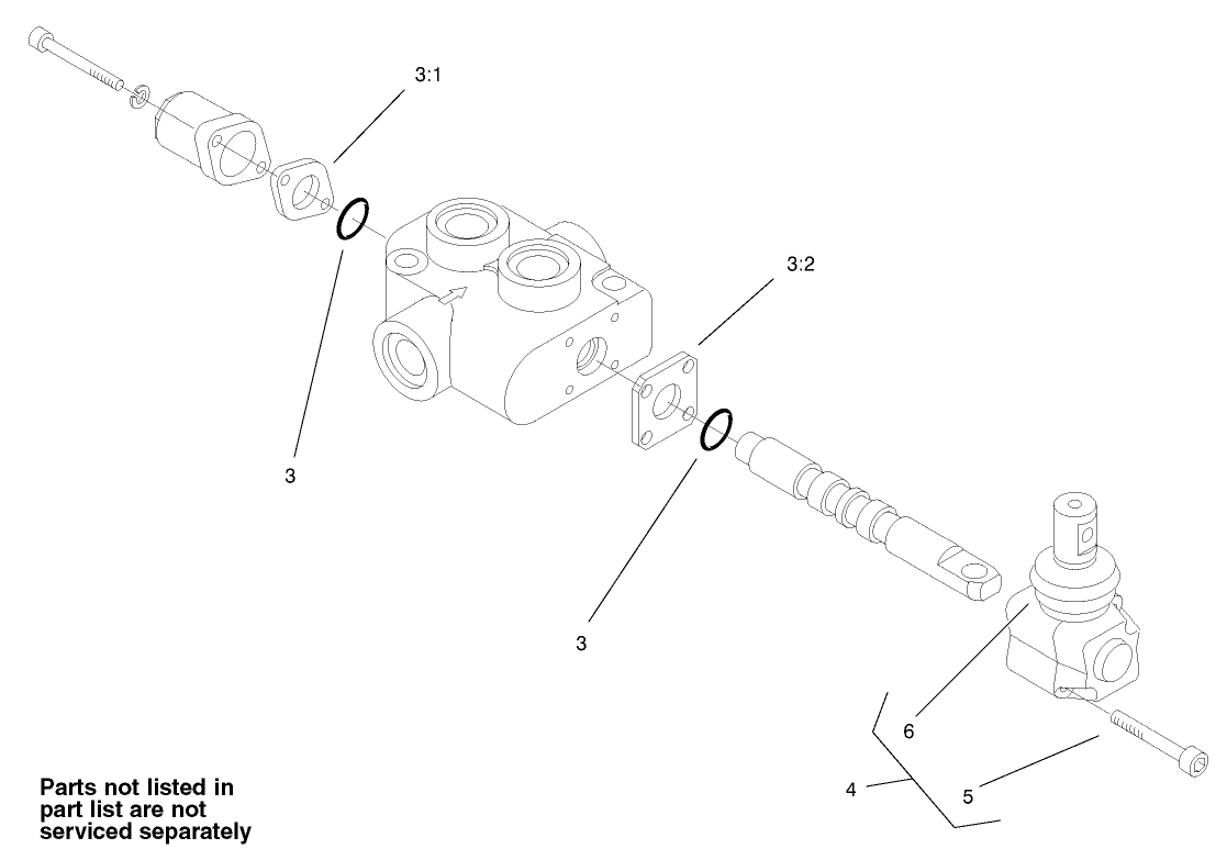 Hydraulic Valve Assembly No. 99-3072