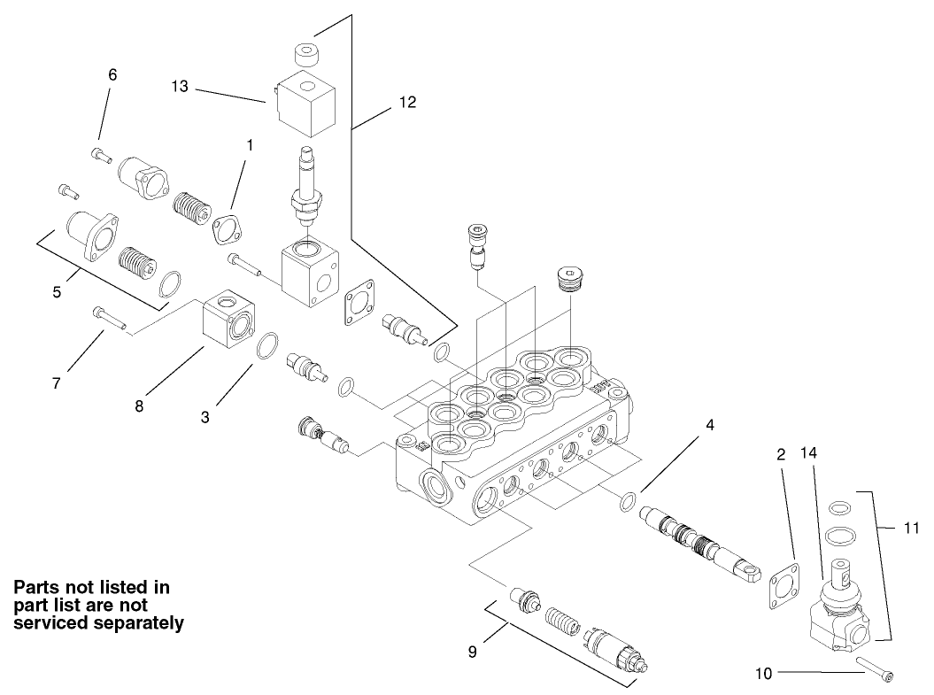 Hydraulic Valve Assembly No. 99-3069