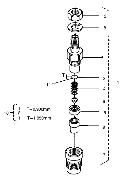 Nozzle Holder (complete Parts Continued)