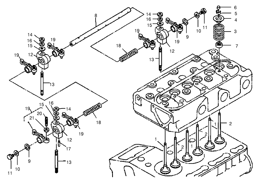 Valve And Rocker Arm Assembly