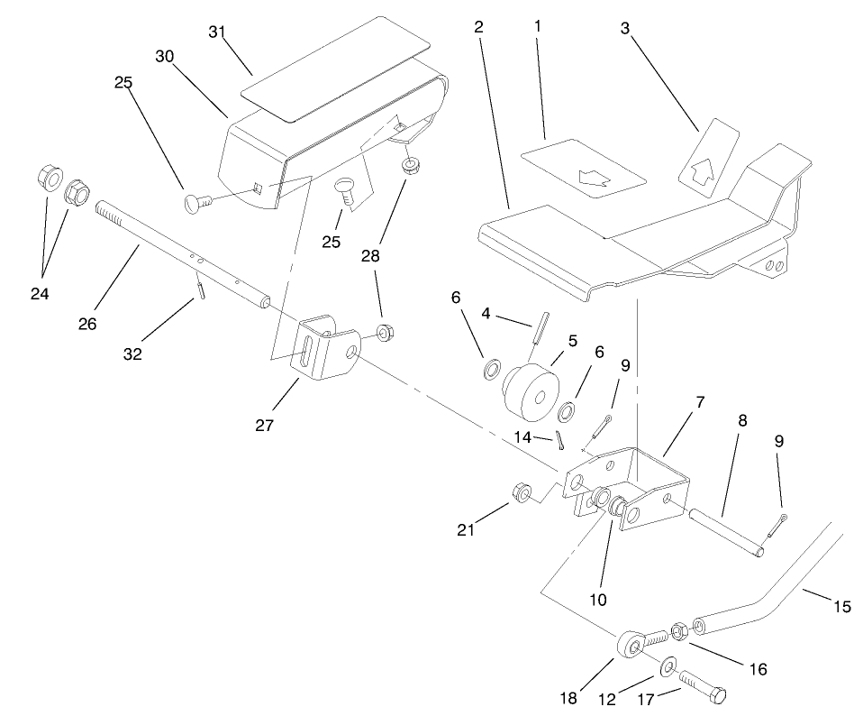 Traction Pedal Assembly