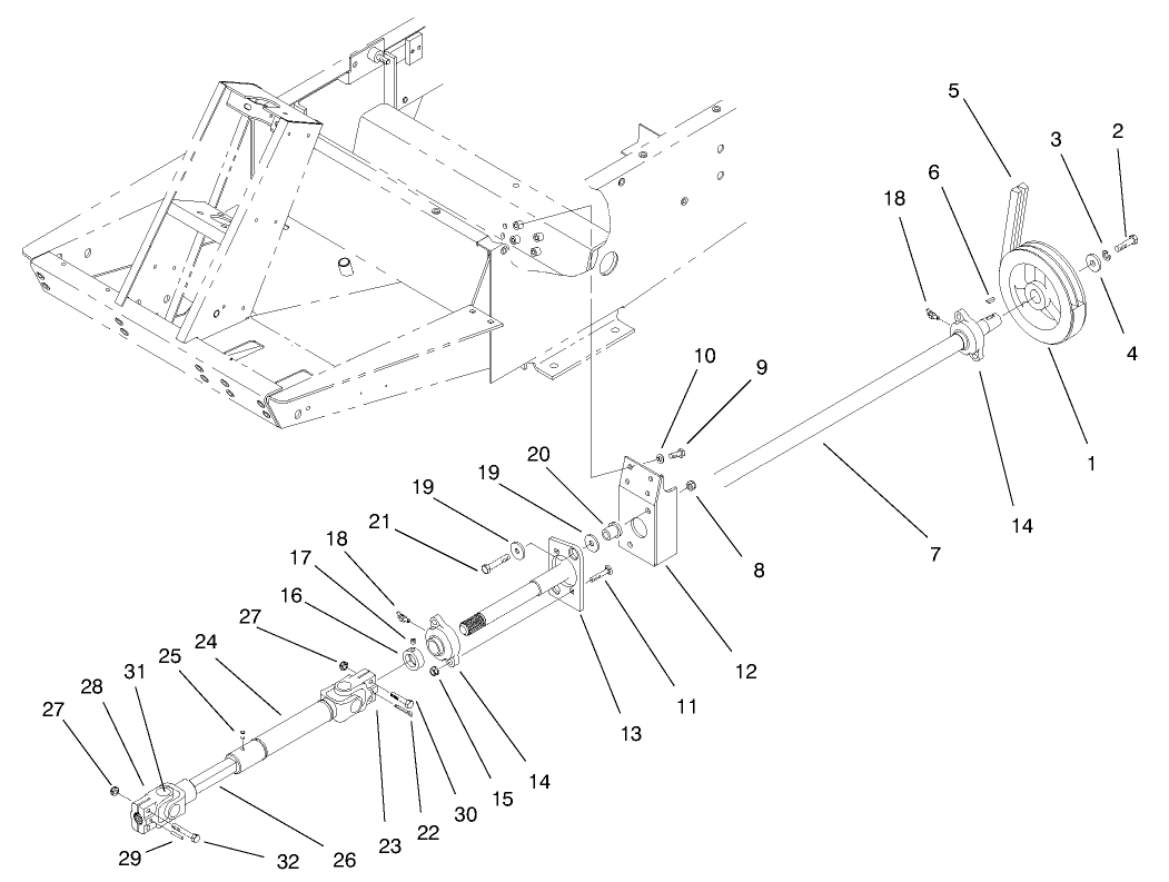 Power Take-Off & Shaft Asm