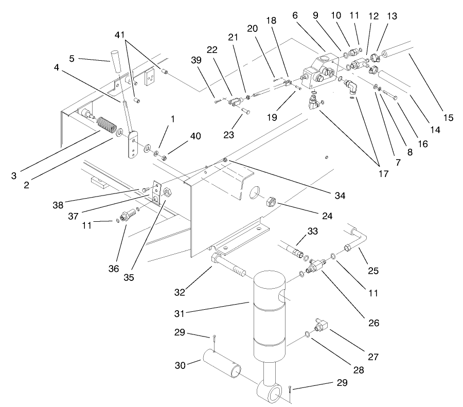 Hydraulic Lift System Assembly