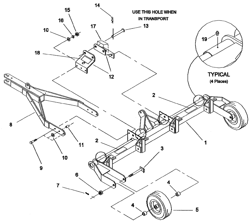 Frame And Tongue Assembly