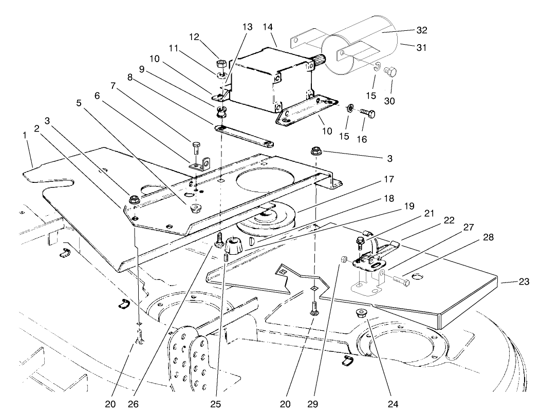 Covers And Gear Box Assembly