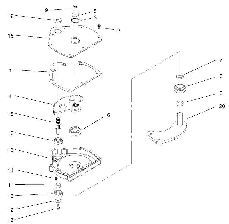 Steering Gearbox Assembly