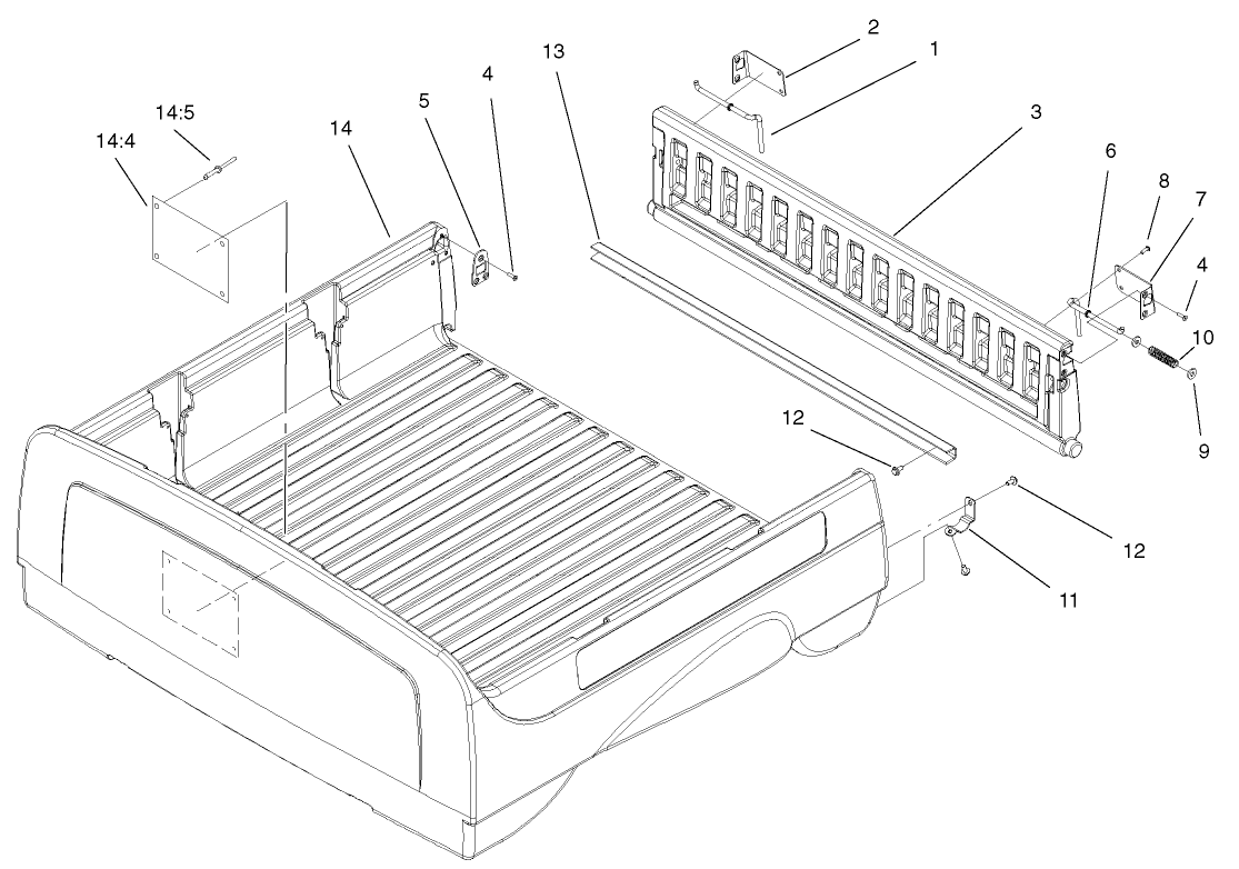 Box And Tailgate Assembly