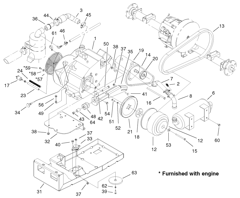 Engine And Clutch Assembly