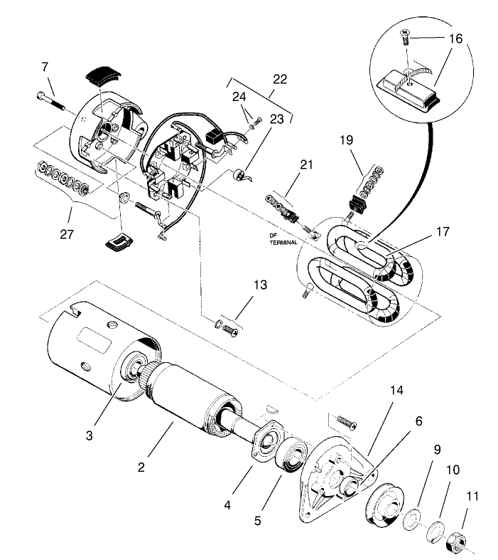Starter Generator Assembly No. 99-7108