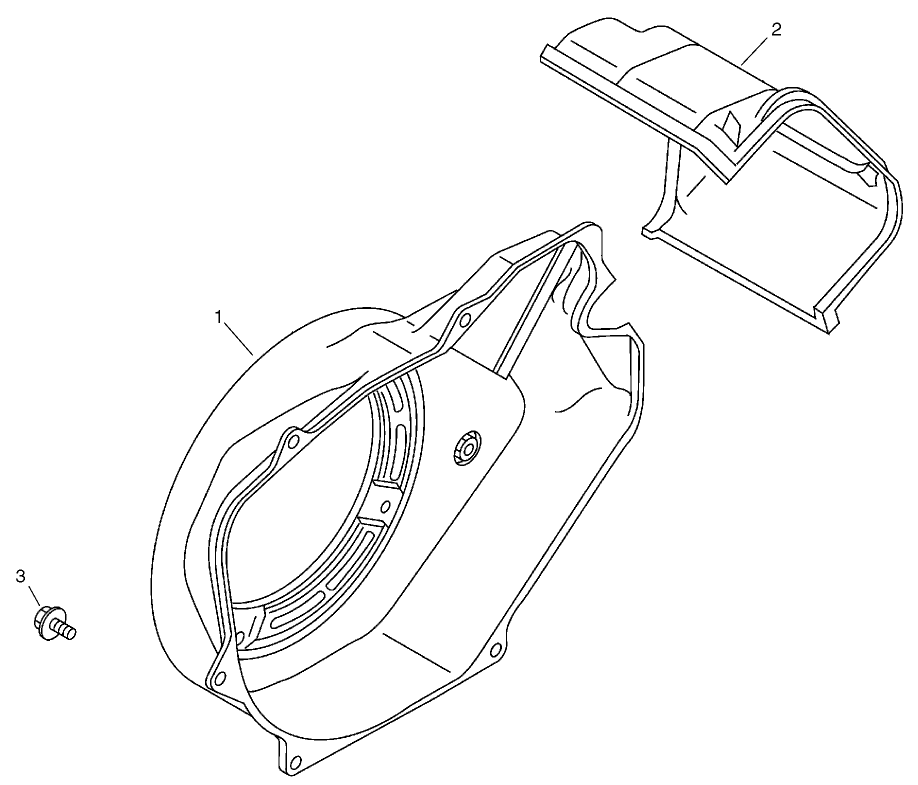 Blower Housing and Baffle Assembly Kohler CH12 PA-941521