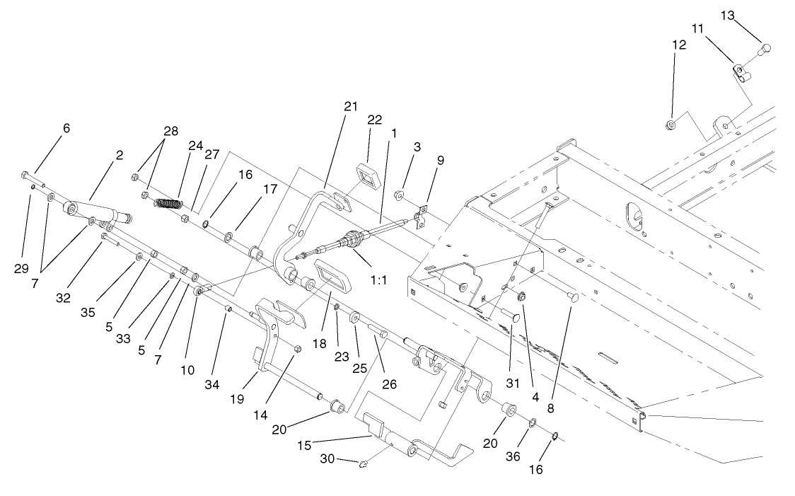Traction Pedal Assembly
