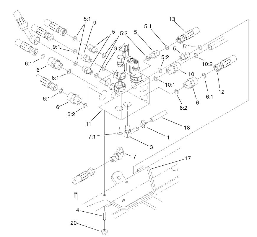 Manifold Block Installation Assembly