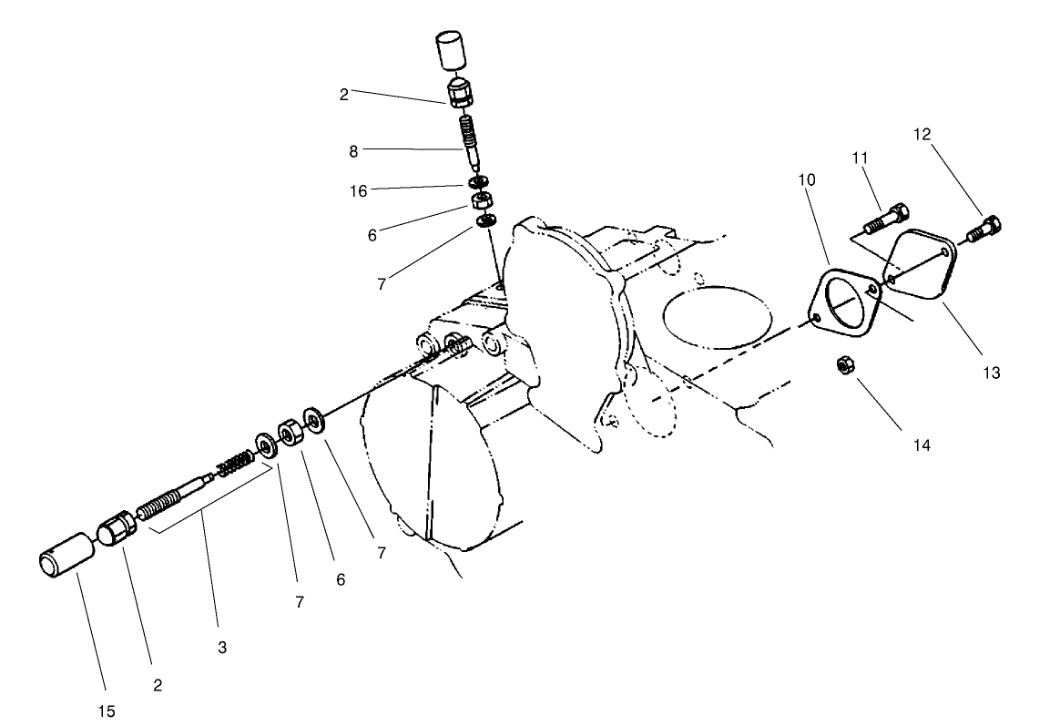 Engine Stop Lever Assembly