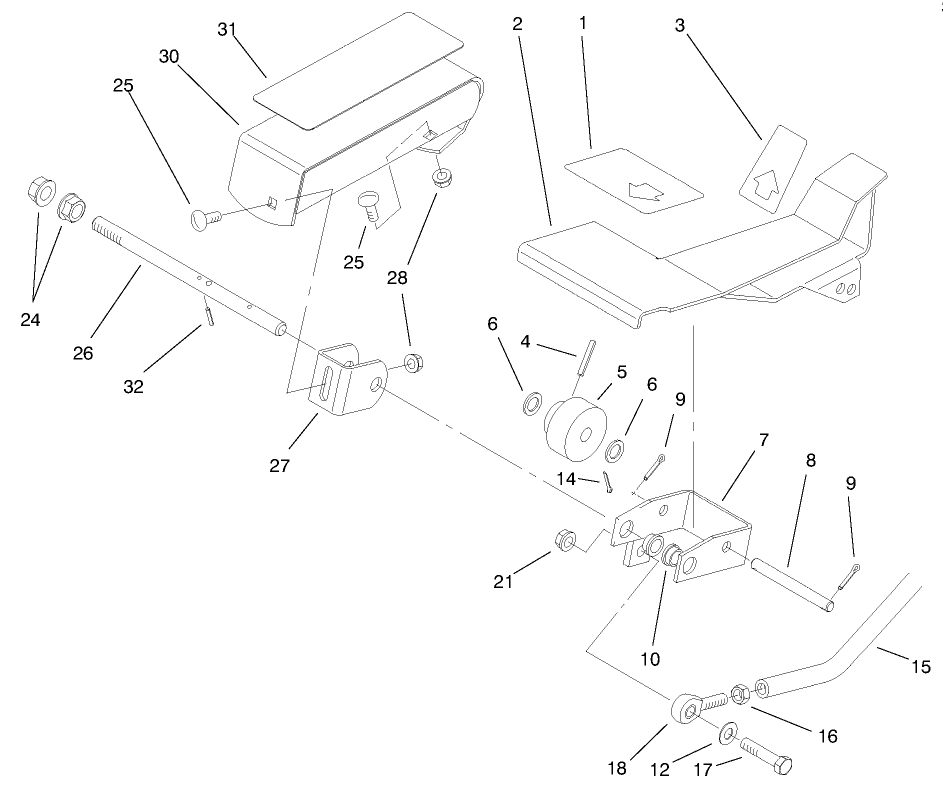 Traction Pedal Assembly