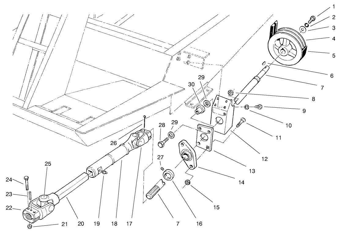 Drive Shaft & Power Take-Off Assembly