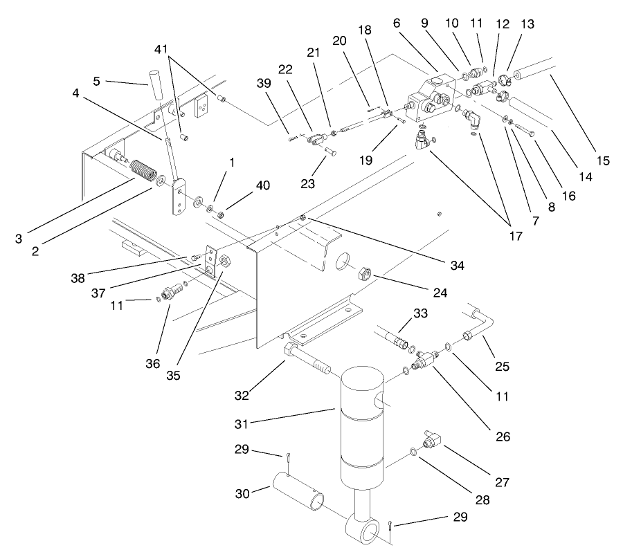 Hydraulic Lift System Assembly