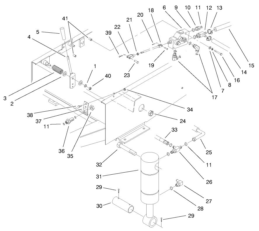 Hydraulic Lift System Assembly