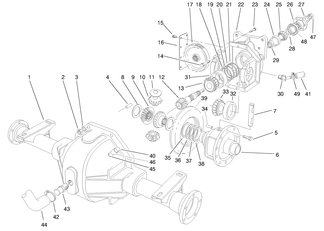 Front Axle Assembly No. 92-2377