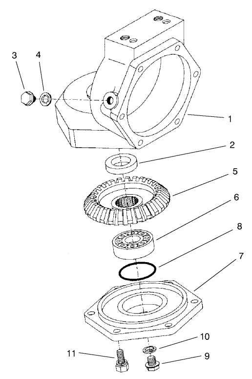 Rear Axle Assembly No. 95-7501 (continued) Axle Case Assembly
