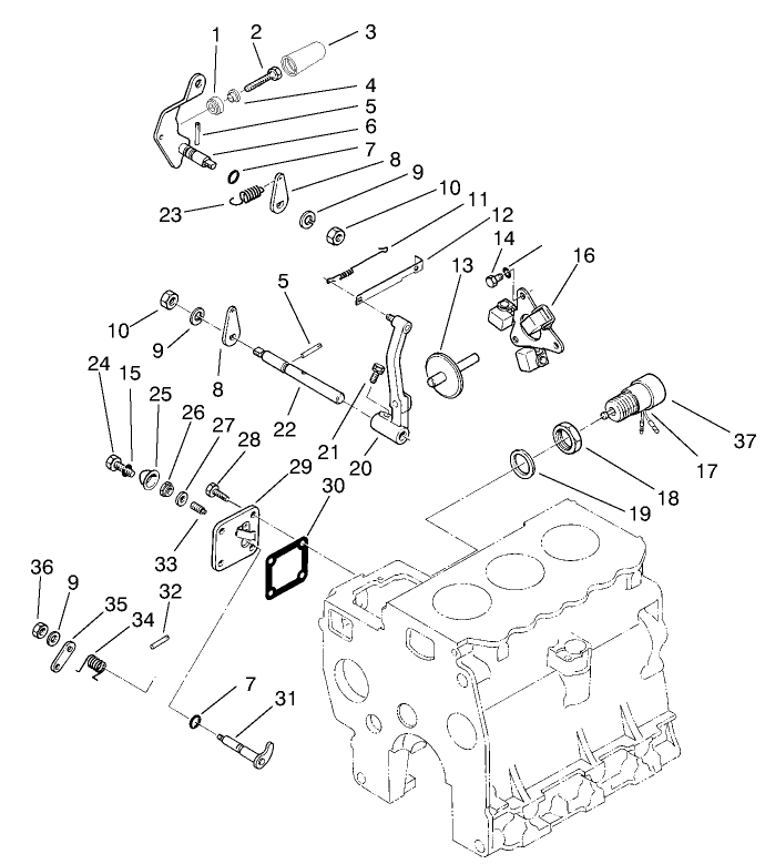 Governor Assembly (used On Serial No. 60120 & Up)