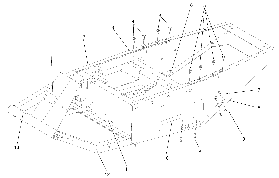 Main Frame Assembly (continued)