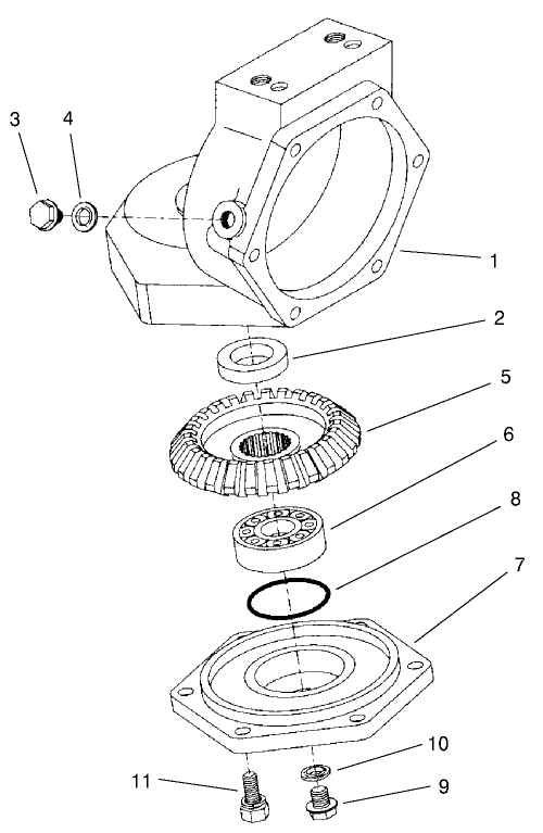 Rear Axle Assembly No. 95-7501 (continued) Axle Case Assembly