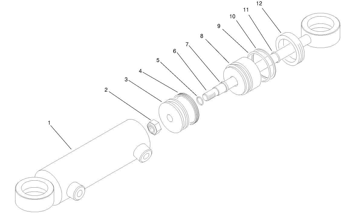 Steering Cylinder No. 99-2415