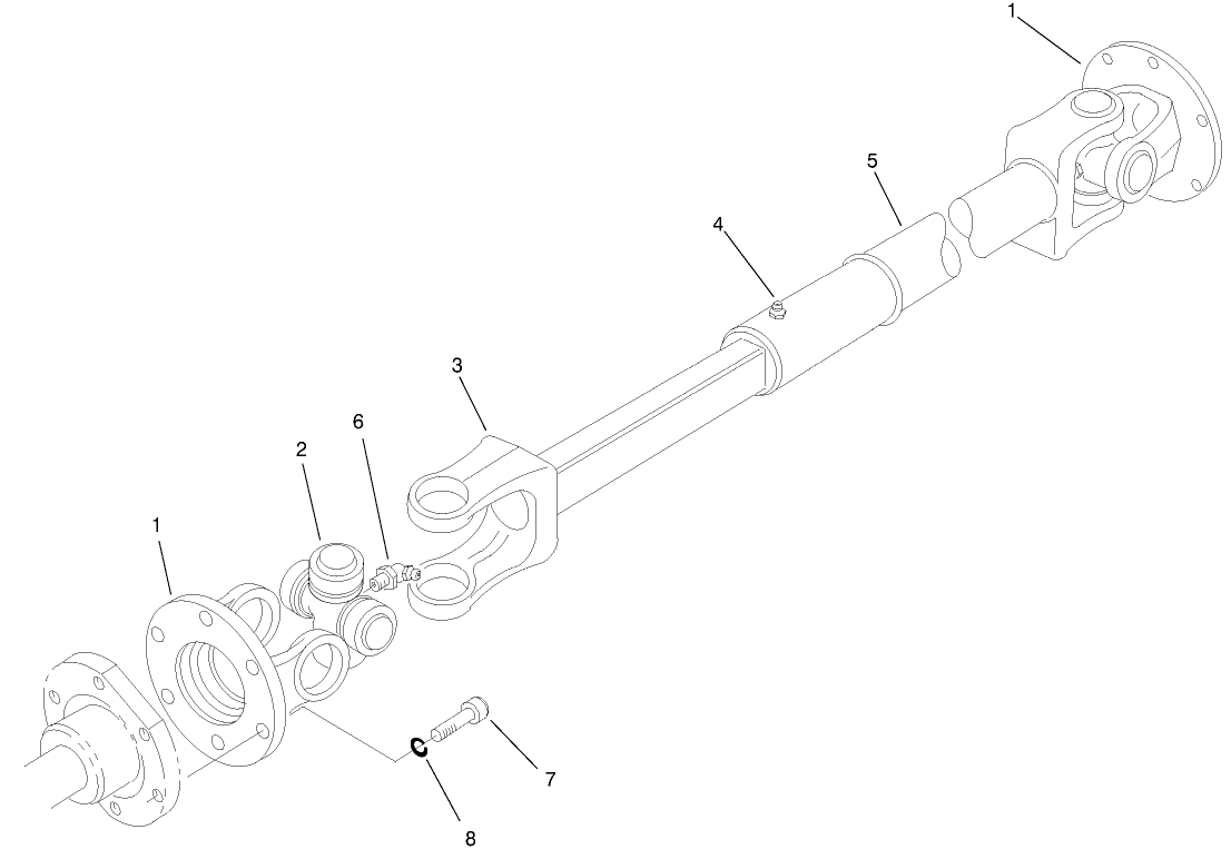 Drive Shaft Assembly No. 98-5009