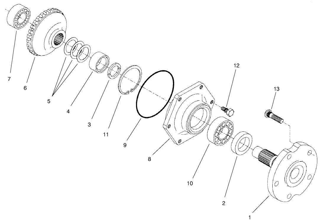 Rear Axle Assembly No. 95-7501 (continued) Axle Assembly
