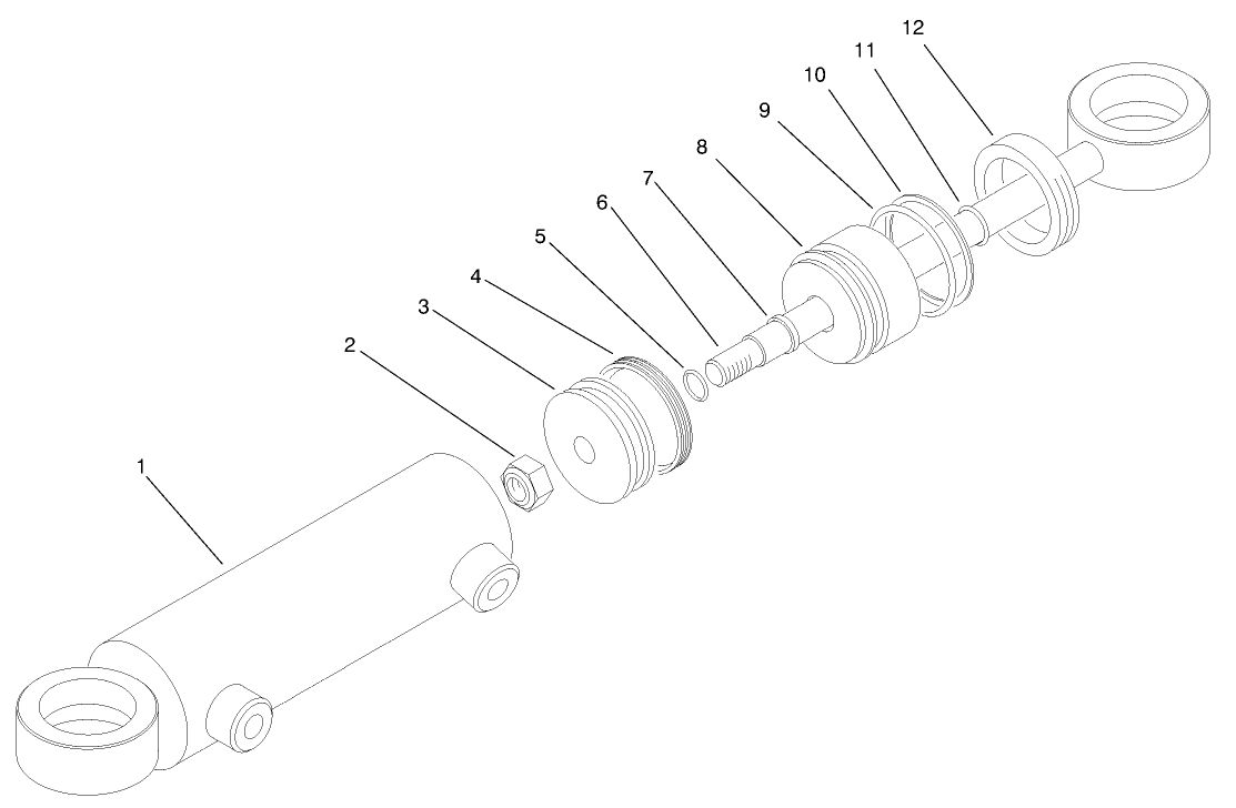 Steering Cylinder No. 99-2415